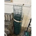 Roll of mesh fencing