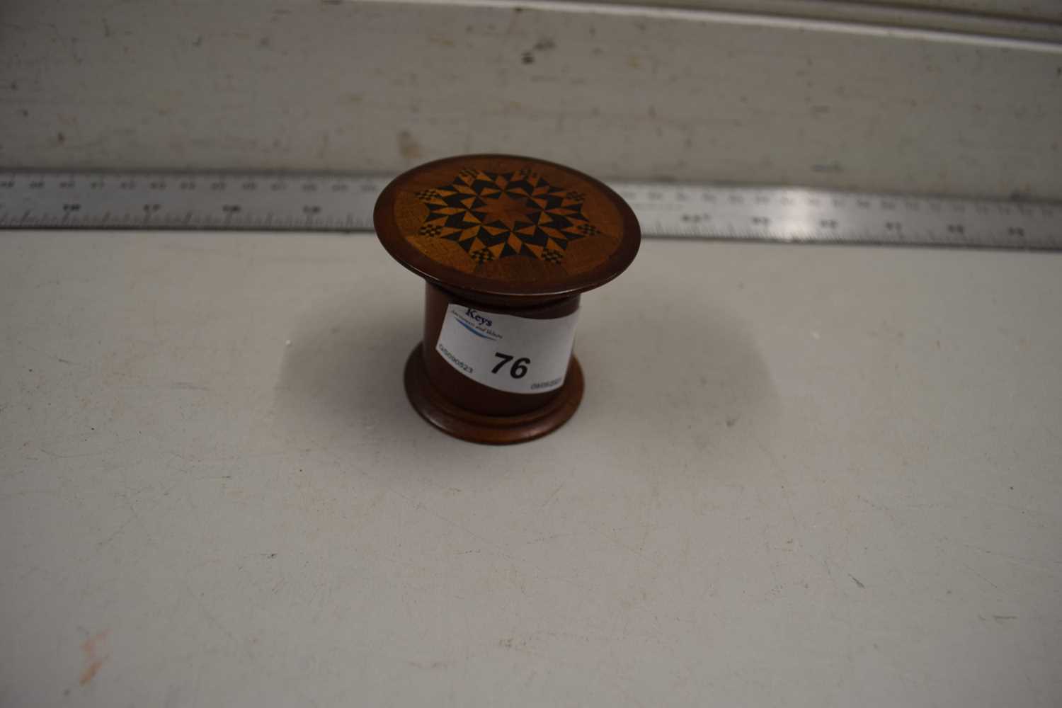 Marquetry inlaid nutmeg grater