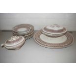 A quantity of Eton pattern dinner wares