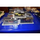 Nine boxed James Bond related toy cars