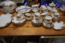 A quantity of Royal Albert Country Roses dinner and tea wares