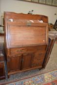 Arts & Crafts style bureau cabinet (a/f)