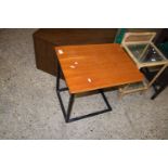 Metal framed occasional table