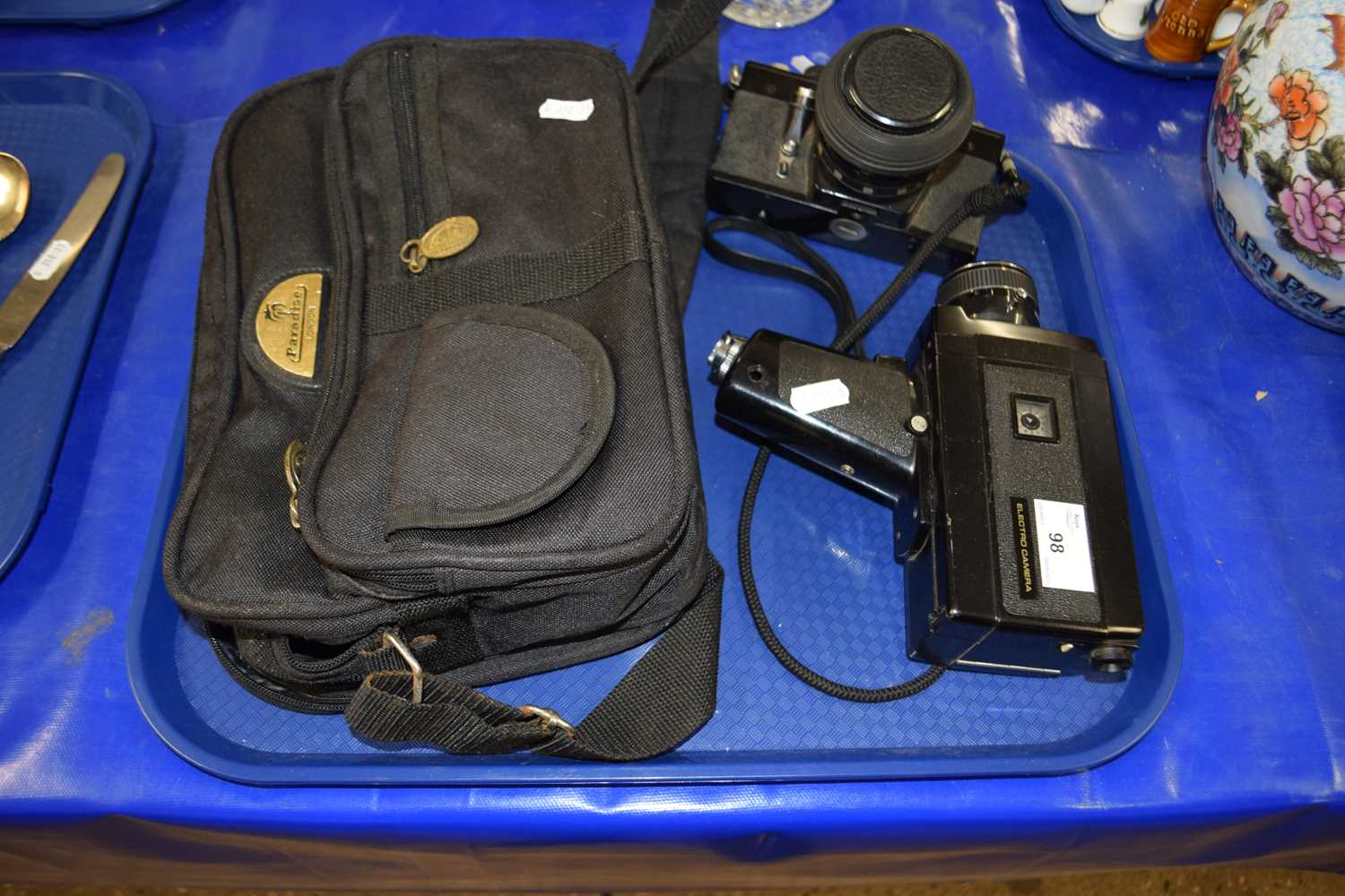 Practica camera, a Electro Camera Super 8 TTL-200P cine camera and other accessories
