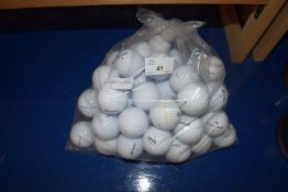 Bag of golf balls