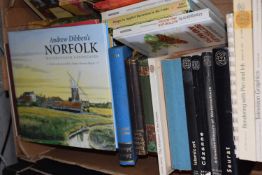 Box of books on Impressionist Artists and Watercolours