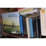 Box of books on Impressionist Artists and Watercolours