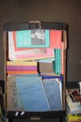 Further box of books on English Folk Dance Society and Folk Music Journa.