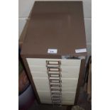 Metal filing cabinet