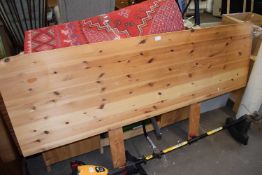 Pine double headboard, 180cm wide