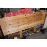 Pine double headboard, 180cm wide