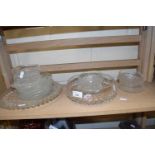 Quantity of glass ware, dishes, bowls etc