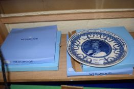 Quatity of Wedgwood commemorative plates including one for the Jubliee of the late Queen Elizabeth