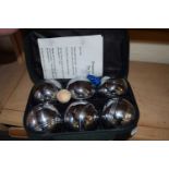 Set of Pro-Team Boules in cloth bag