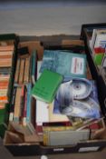 Box of books, some on Parish Churches, English Cathedrals etc