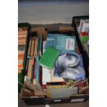 Box of books, some on Parish Churches, English Cathedrals etc