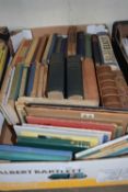 Further box of books on literature
