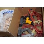 Quantity of electric drills, staplers, rawl plugs etc