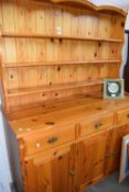 Modern pine kitchen dresser