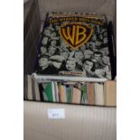 Box of books Hollywood stars etc