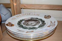 Quantity of commemorative plates including Field Marshall Montgomery, Opening of the Commonwealth