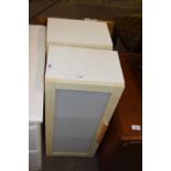 Pair of small modern wall mounted cabinets