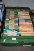 Box containing a quantity of early paperbacks, mainly novels, published by Penguin
