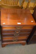 Five drawer chest of drawers, 44cm wide