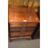 Five drawer chest of drawers, 44cm wide