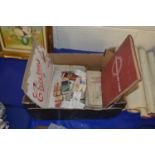 Mixed Lot: Various cigarette cards, loose and in albums together with a Universal stamp album and