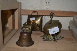 Mixed Lot: Various small brass bells