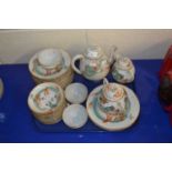 20th Century Japanese eggshell porcelain tea set