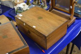 19th Century sewing box with pull out tray