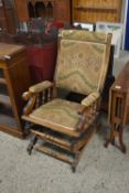 An American style late 19th Century rocking chair