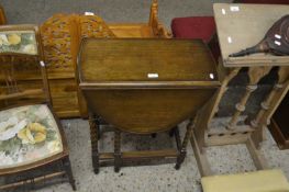 Barley twist drop leaf table