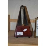 Vintage wooden cased metronome