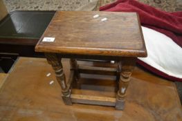 Small oak occasional table
