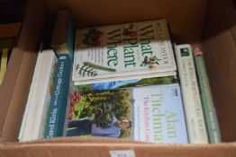 Quantity of assorted hard back books to include gardening