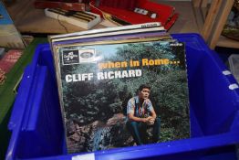 Quantity of assorted LP's to include Cliff Richard, The Shadows and others