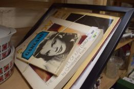 A mixed lot of Judy Garland memorabilia, to include: - 12" vinyl LP: The Wizard of Oz - 12" vinyl