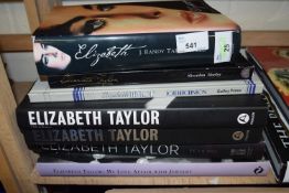 A quantity of Elizabeth Taylor interest books