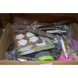 Quantity of assorted scrap booking trimmings and other craft materials
