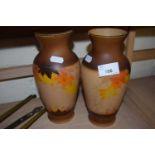 Pair of Sylvac vases