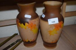 Pair of Sylvac vases