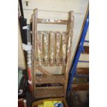 Folding step ladder