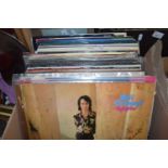 Box of assorted LP's to include Neil Diamond and others