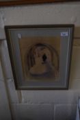 20th Century school study of a Middle Eastern alleyway, watercolour, indistinctly signed, framed and