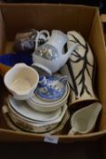 Mixed Lot: Ceramics, vases, teapot etc