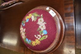 TAPESTRY TOP FOOT STOOL