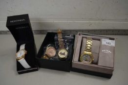 MIXED LOT - ROTARY AND OTHER WRIST WATCHES (4)